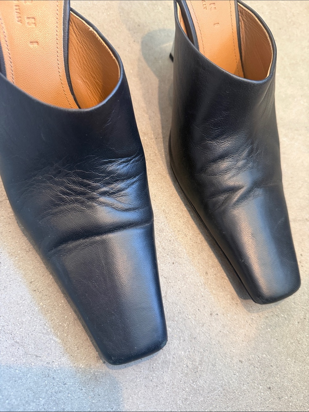 Marni black leather mules - Picture 4 of 7